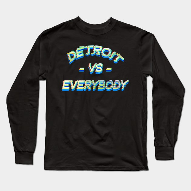 VS Everybody Glitch Long Sleeve T-Shirt by Luba